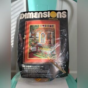 Dimensions Needlepoint Kit #2207 Jams 'N Jellies 1982 Mary Smith 14" X 18" Wool